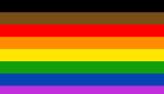 Large "Philly" Rainbow Flag 3' x 5'