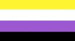 Large Non-Binary Pride Flag